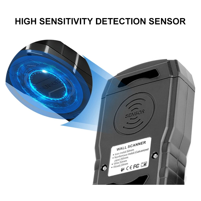 Детектор металла PRACMANU детектор с подсветкой ЖК-дисплеем | Инструменты