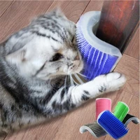 cats brush corner cat massage cat accessoriesself groomer comb brush with catnip cat rubs the face with tickling brush supplies
