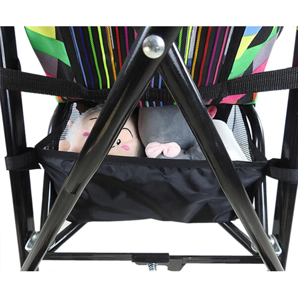 New born Baby Stroller Pram Bottom Basket Pushchair Buggy Shopping Four hooks Loops Storage Organizer Bag | Мать и ребенок