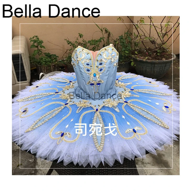 

High quality BlueBird Variation Ballet Tutu Women Professional Pallter Ballet Costumes Tutu Girls Classical Pancake Tutu BT4014