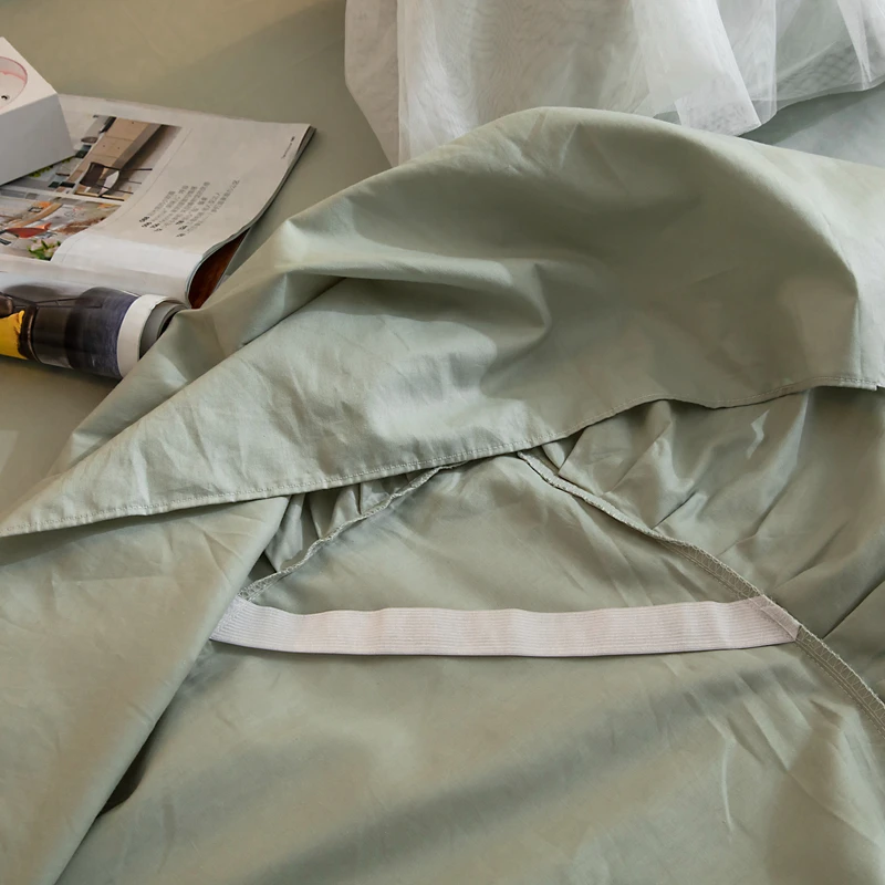 Хлопковое одеяло комплект постельного белья с кроватной юбкой размер King Size