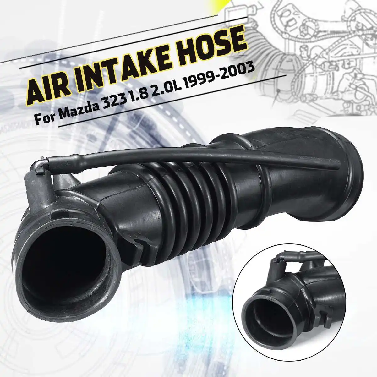 Автомобильный воздухозаборный шланг для коллектора труба FP47-13-220A Mazda Premacy 323 1 8 2.0L