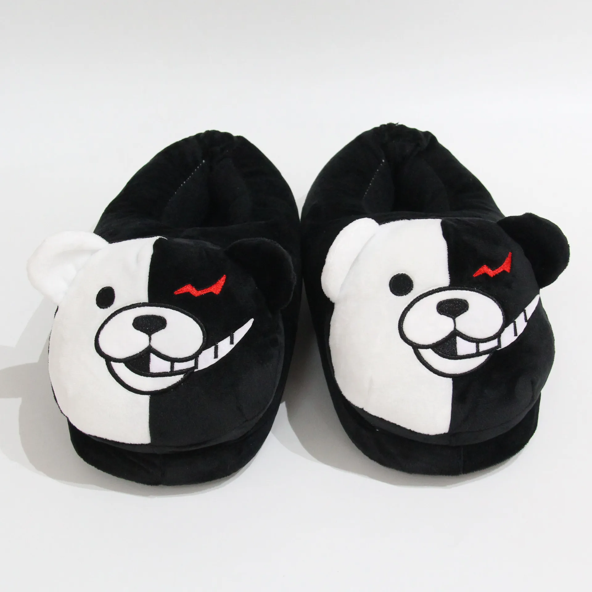 

Women House Teddy Bear Slippers Winter Cartoon Plush Home Slipper Warm lovely Indoor Shoes Female Animal Furry Faux Fur Slides