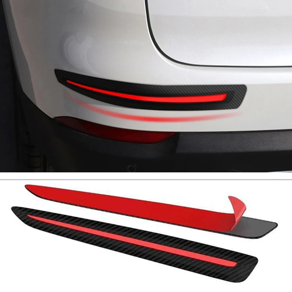 

2Pcs Car Sticker Bumper Protection Front Rear Edge Corner Guard Scratch Protectior Strip for SUV MPV Sedan Car