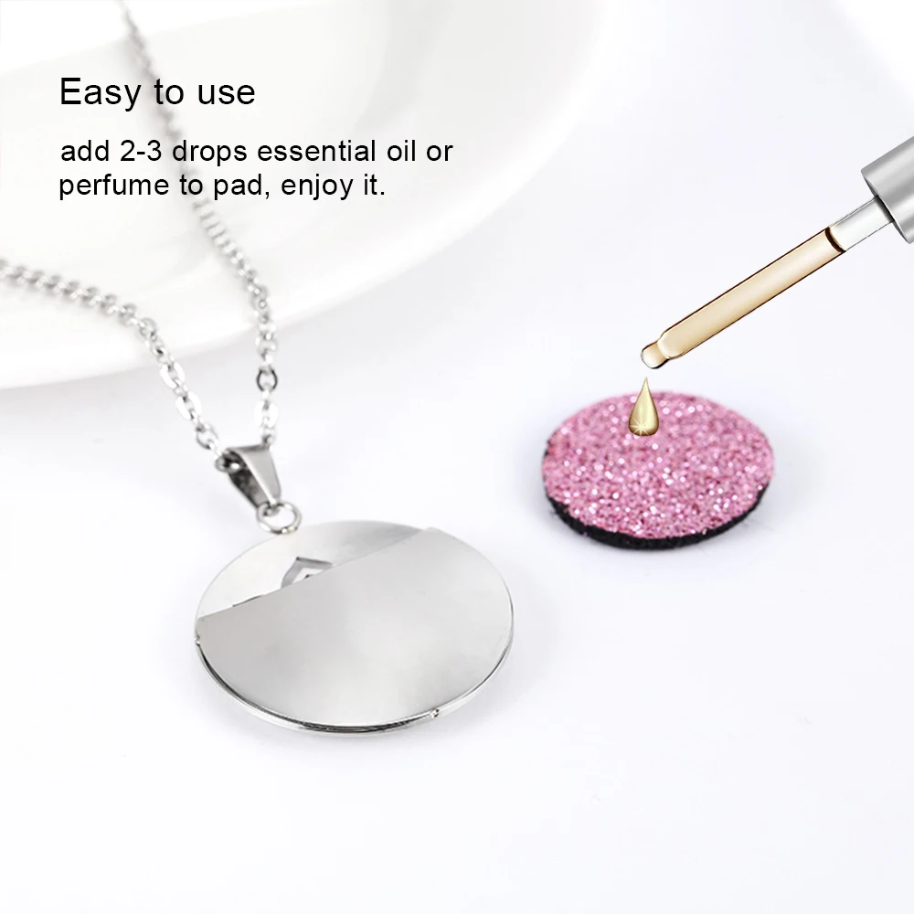 Элегантное ожерелье с ажурным распылителем духов животных из нержавеющей стали