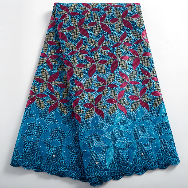 

African Lace Fabric By The Yard 2021 High Quality Embroidery French Mesh Lace Fabric For Wedding Party Dress Sewing 2403A