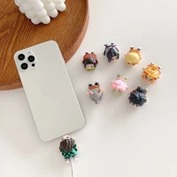 cartoon demon slayer cable protector for iphone usb charging cute cable cord holder protective case earphone cable decor cover