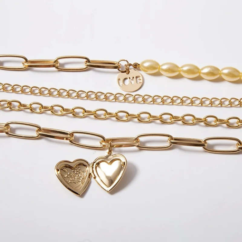 

Necklaces Choker Jewelry Chain Hot-selling Creative Necklaces Fashionistas Exaggerated Tassel Love Necklace Women