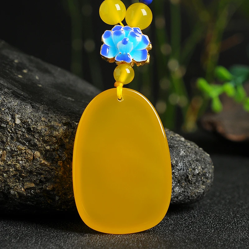 Настоящий Натуральный топаз яйцо лицо кулон Оригинальный Женский нефритовый Пи