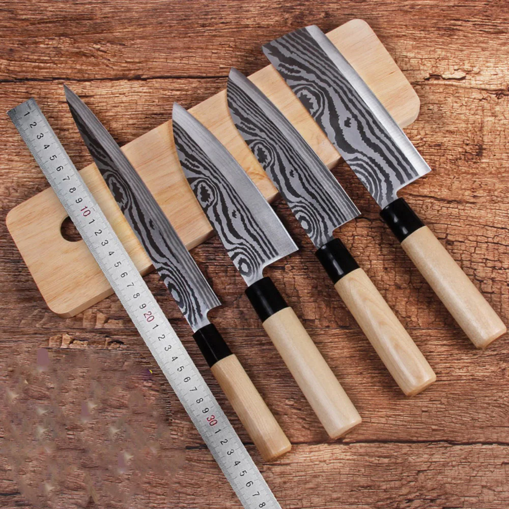 

SNOWY OWL Laser Damascus Chef Knives Japanese Salmon Sushi Knives Stainless Steel Sashimi Kitchen Knife Raw Fish Fillet Layers