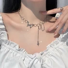 Ожерелье женское с подвеской в виде бабочки, 2021