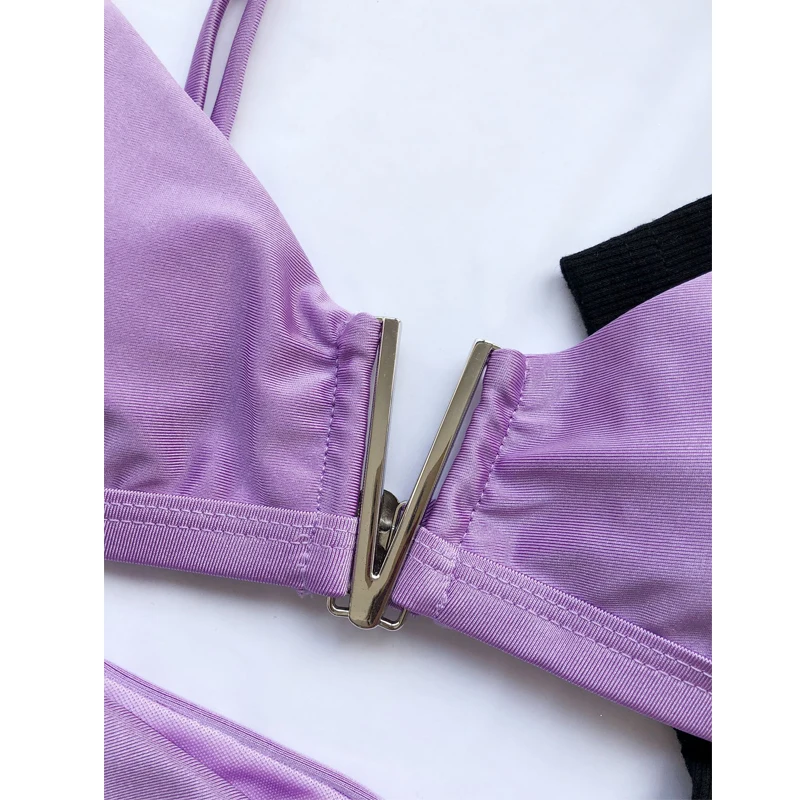 Слинг бикини купальник с низкой талией женские купальные костюмы 2021 из двух