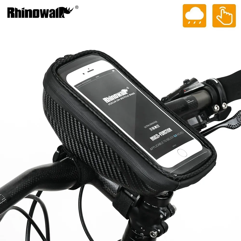 Велосипедные Сумки Rhinowalk с креплением для телефона водонепроницаемые сумки на
