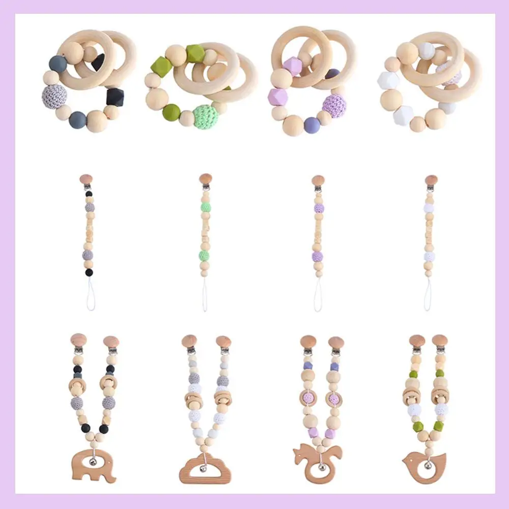Детский силиконовый Прорезыватель-погремушка для соски-пустышки | Мать и ребенок