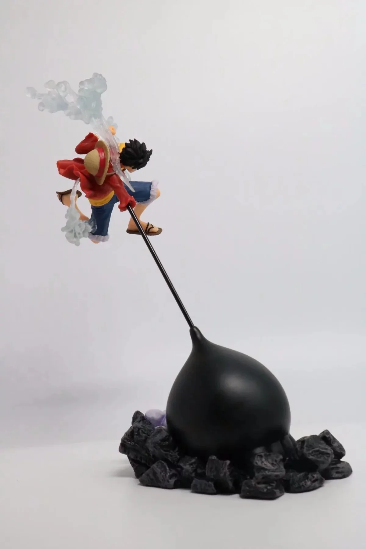 One Piece Anime Luffy Combat form Straw hat PVC Action Figure Collection Model Toy | Игрушки и хобби