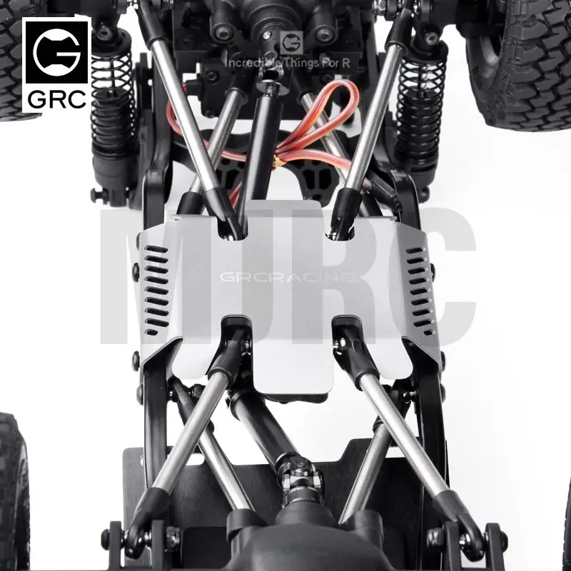 Stainless Steel Metal Armor Chassis Protection For RC Crawler Car MST CFX 242MM / 252MM / 267MM wheelbase chassis JIMNY 0131A enlarge