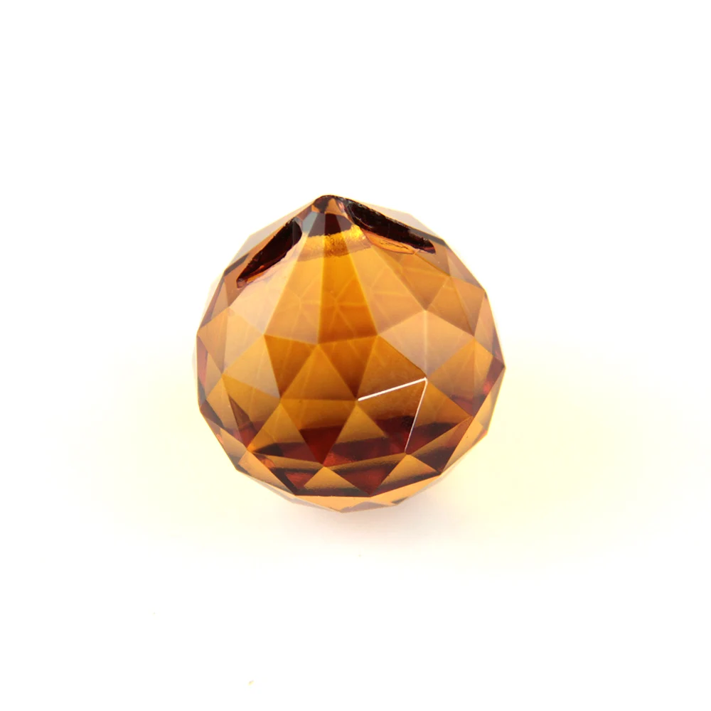 1 шт./лот 30 мм Шар из янтарного стекла для окна занавеска Декор Свадебный