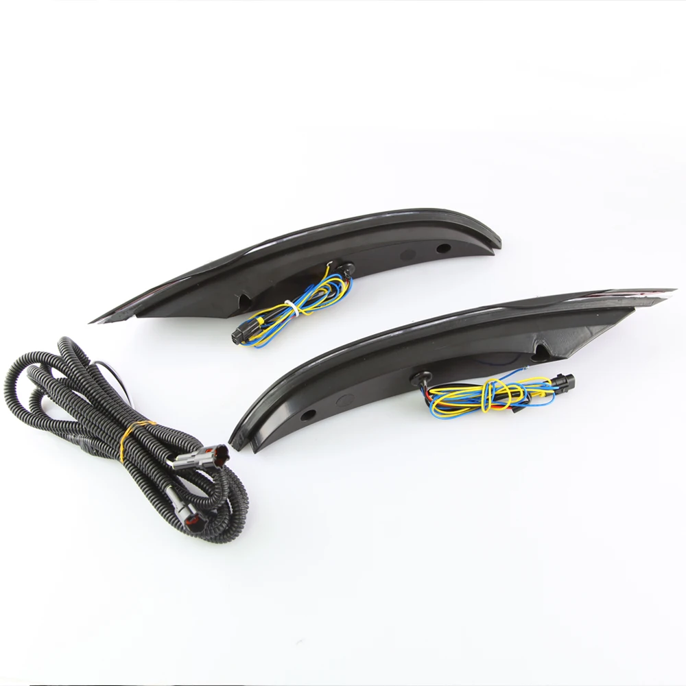

Osmrk led daytime running light dynamic turn singal blue night mode for mazda 3 axela 2020
