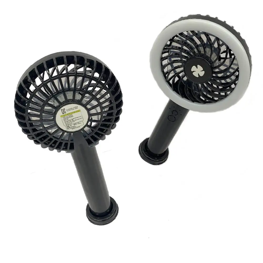 Портативный светодиодный вентилятор 1200 мАч с перезаряжаемой встроенной