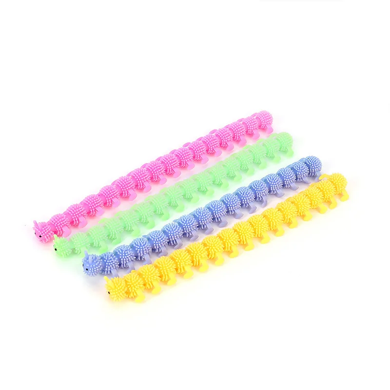 

1pc 16 Knots Caterpillar Relieves Stress Toy Physiotherapy Releases Stress Fidget Toys Personalized Gift Juguetes Toys For kids
