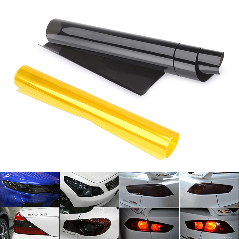 30 x 120 Auto Car Smoke Fog Light Headlight Taillight Tint Vinyl Film Sheet Sticker Waterproof Car Body Film Cover Car Styling 30 x 120 Auto Car Smoke Fog Light Headlight Taillight Tint Vinyl Film Sheet Sticker Waterproof Car Body Film Cover Car Styling