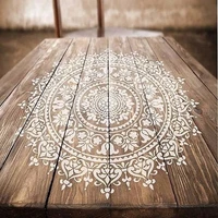 5050cm large size diy craft mandala stencils for painting on woodfabricwalls art scrapbooking stamping album embossing cards