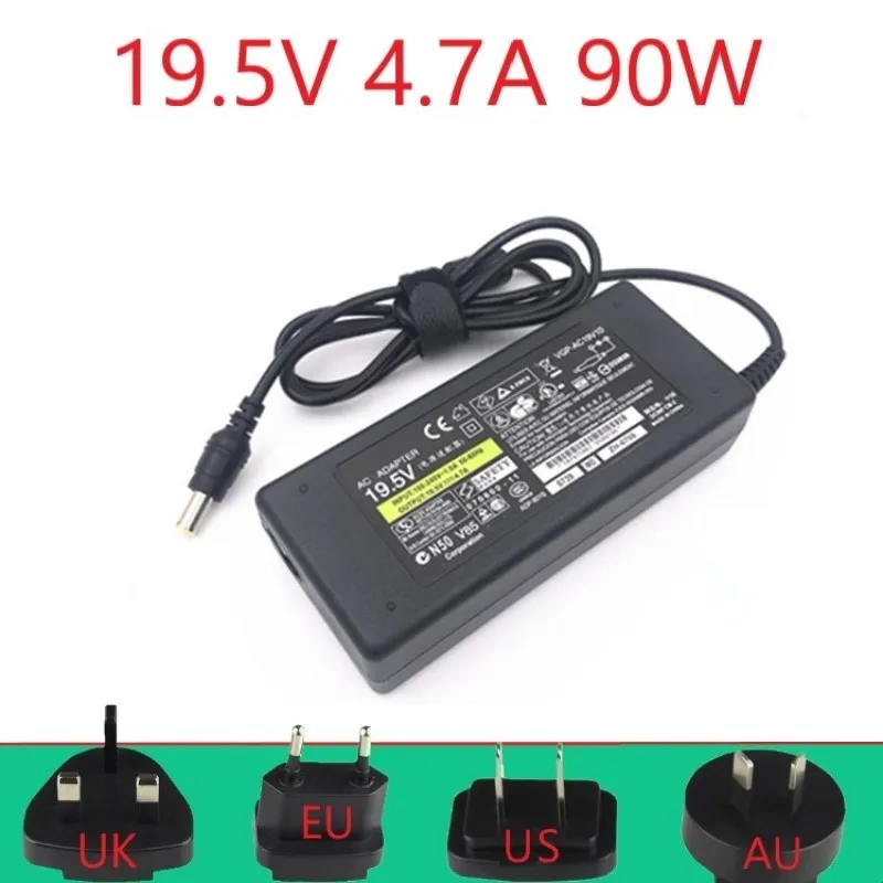 

High Quality Laptop Adapter For Sony VAIO VGP-AC19V10 VGP-AC19V26 Notebook 19.5V 4.7A Charger AC Adapter Free Shipping