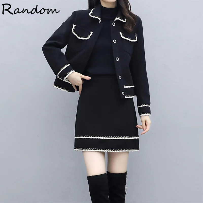 Сезон осень-зима Женская обувь высокого качества шерстяные жаккардовые Офис