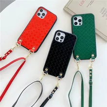 For OPPO Reno 5 Pro 5G Reno2 Z 2 Realme C2 C15 C11 X50 5G XT X2 7 Pro 6 5 X Luxury Lanyard Cover Strap Cord Chain Phone Case