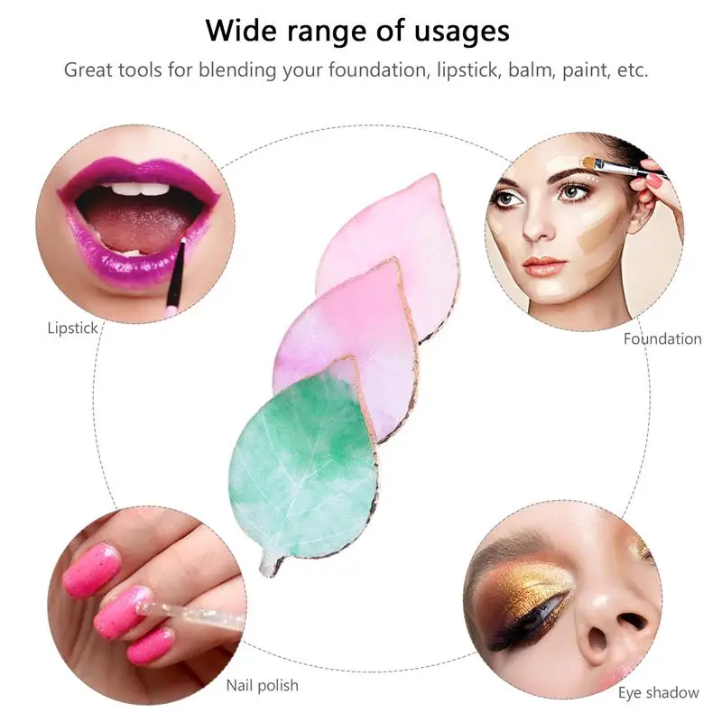 

3pcs Nail Art Pallet Nail Mixing Plate Polish Color Mixing Display Plate
