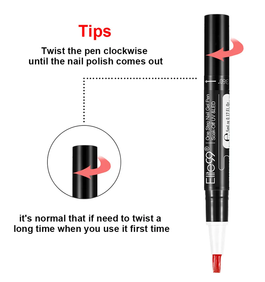 Elite99 3 в 1 гелевая ручка для ногтей гибридный гвоздь блестящий отмачиваемый УФ