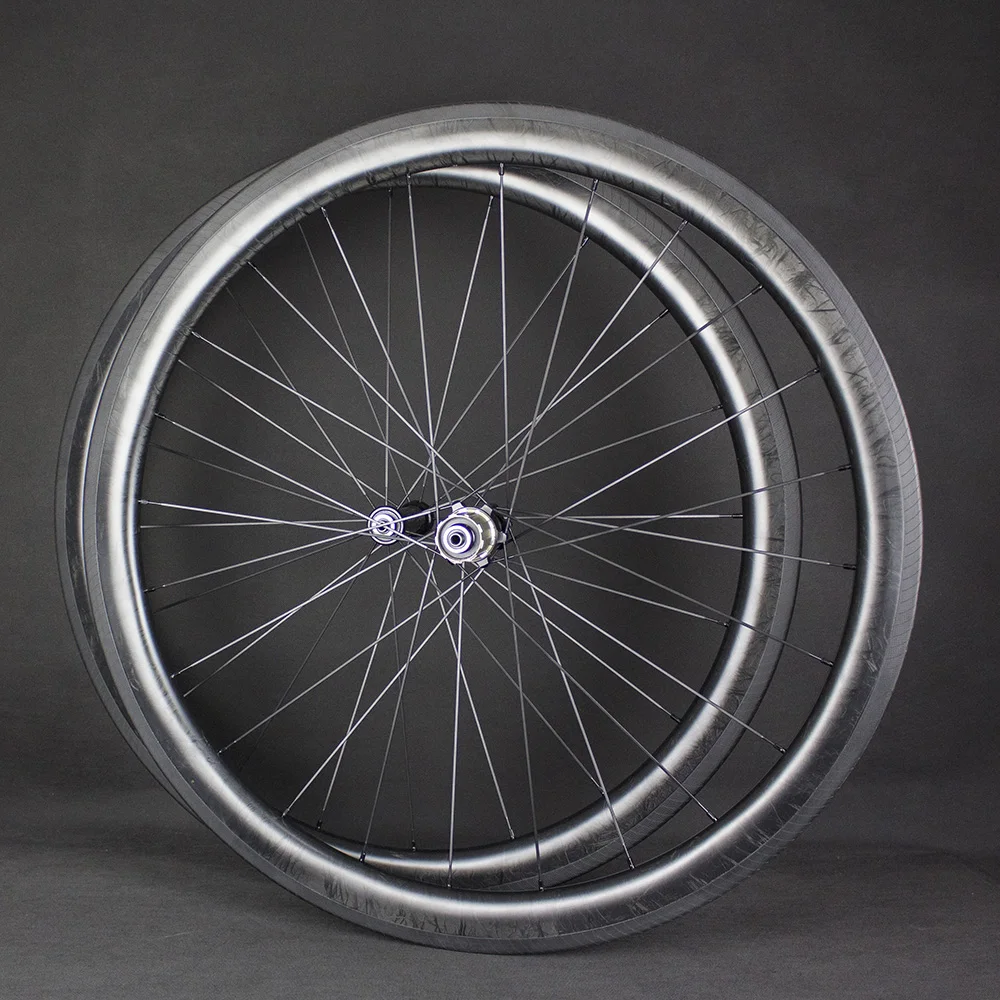 Яркая мраморная углеродная колесная пара 50 мм V-тормоз 285 г BITEX 6 лап гоночные