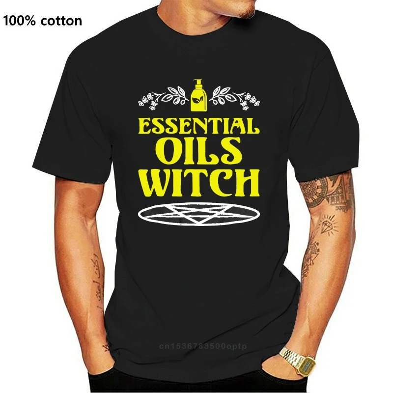 

Men Funny T Shirt Fashion tshirt Essential Oils Witch Halloween Women t-shirt