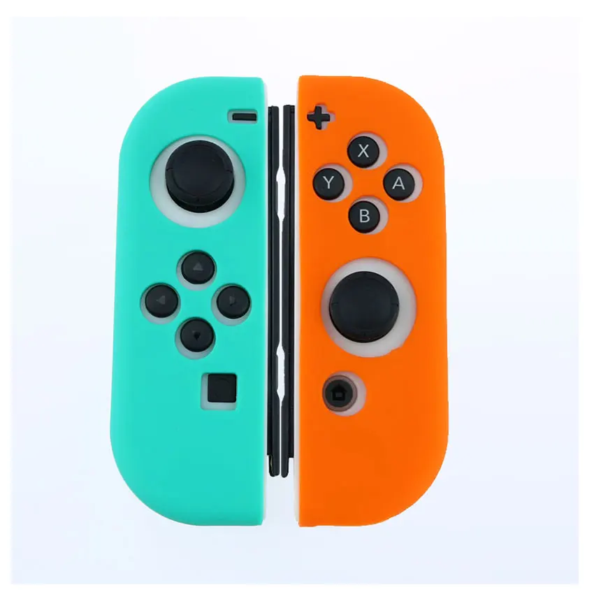 No.42 ChengHaoRan силиконовый резиновый чехол для nintendo Switch контроллер Противоскользящий мягкий чехол для переключателя NX NS Joy-Con Grip - Цвет: No.42