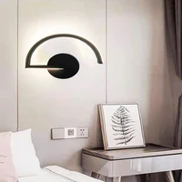 modern minimalist personality art wall lamp american european decorative style bedroom home decoration wall lamp led