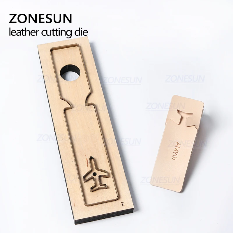 ZONESUN L2 изготовленные на заказ кожаные штампы для ручной работы бирка багажа DIY
