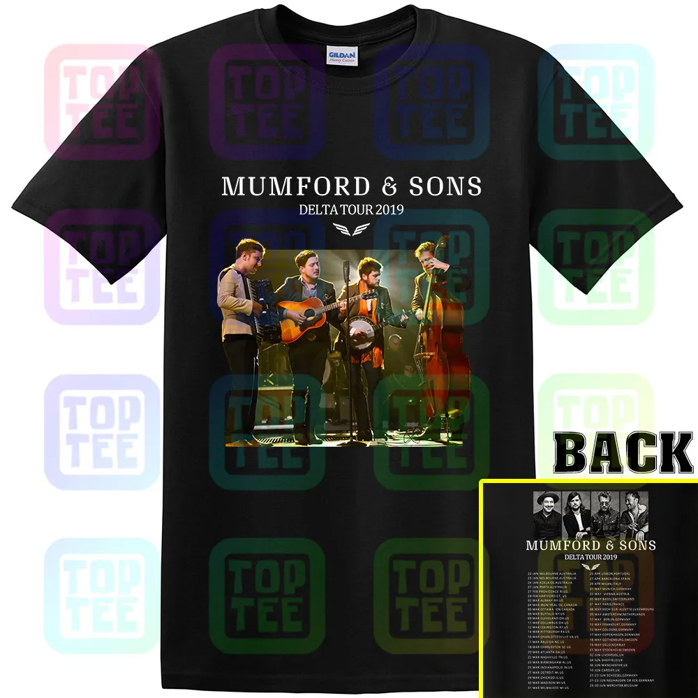 Новинка; Лидер продаж; 8849-MUMFORD& SONS Delta Tour ; футболка; размеры S-3XL