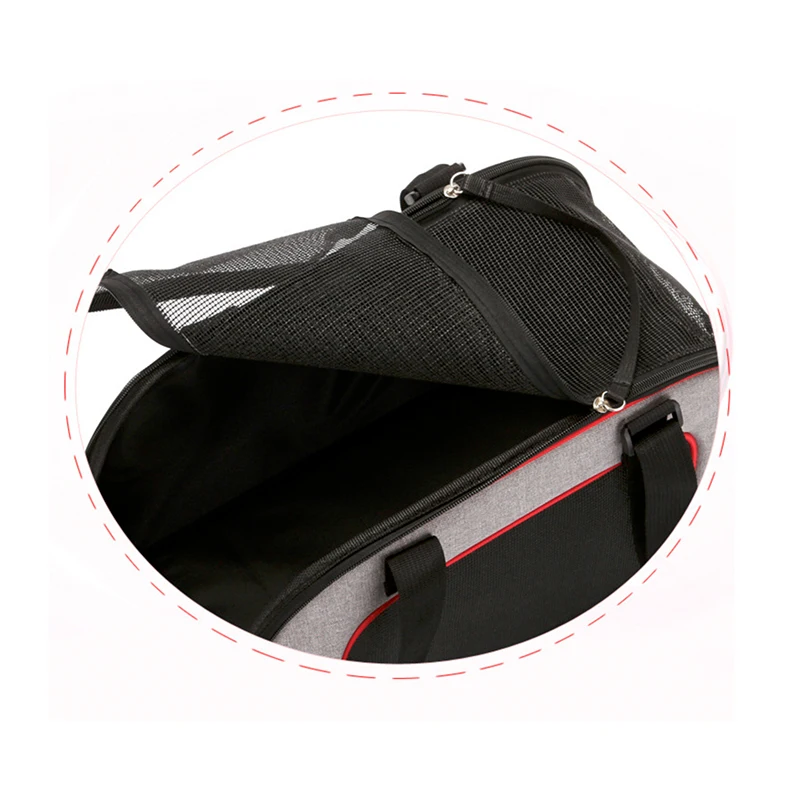 Portable Dog Cat Carrier Bag Pet Puppy Travel Bags Breathable Mesh Small Outgoing Pets Handbag | Дом и сад