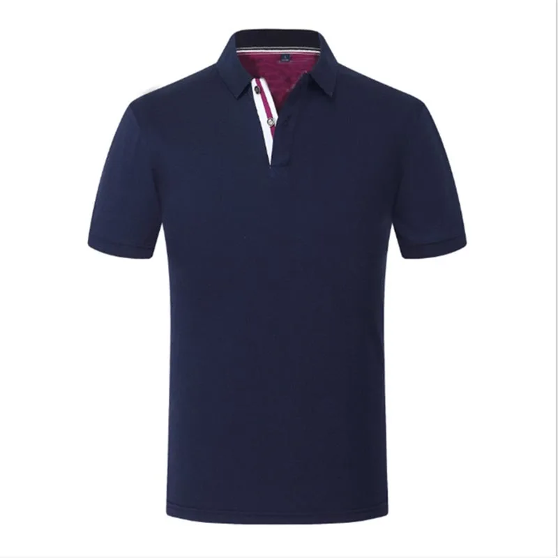 Мужские рубашки поло брендовые хлопковые с коротким рукавом деловые