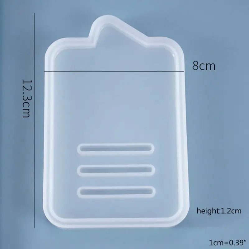 

Resin Crystal Epoxy Mold Phone Holder Bracket Casting Silicone Mould DIY Crafts Decorations Making Tools