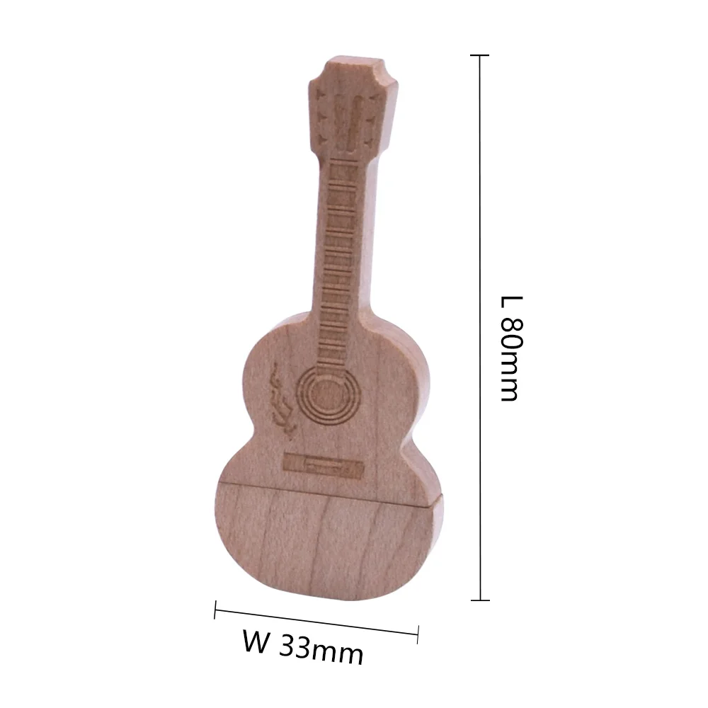 USB флеш накопитель деревянный в форме гитары 3 0/128 ГБ 64/16/32/8 ГБ|USB флэш-накопители| |