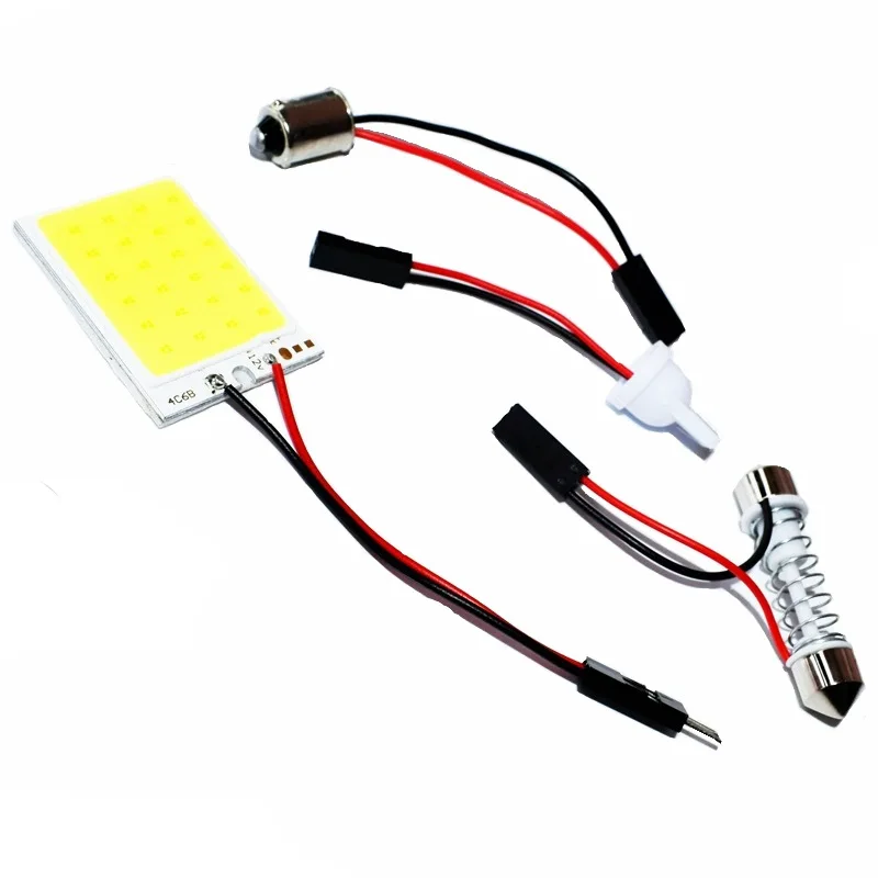 

New Super Bright Cob Car Led Reading Lamp, Interior Lamp, Interior Lamp, Roof Lamp, Trunk Lamp, Interior 24 Lamp Car Accessories