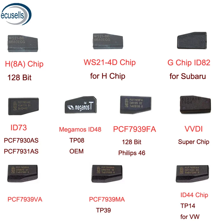 Распродажа! Чип H (8A) 128Bit PCF7939MA PCF7939VA Megamos ID48 PCF7931AS ID44 (TP14) чип ключа от автомобиля |