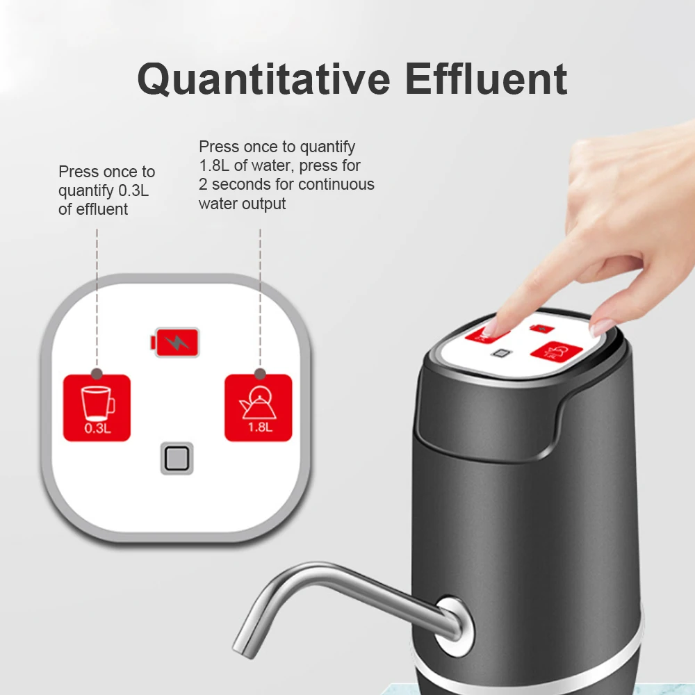 Бытовой автоматический Электрический водяной насос Кнопка диспенсер галлон
