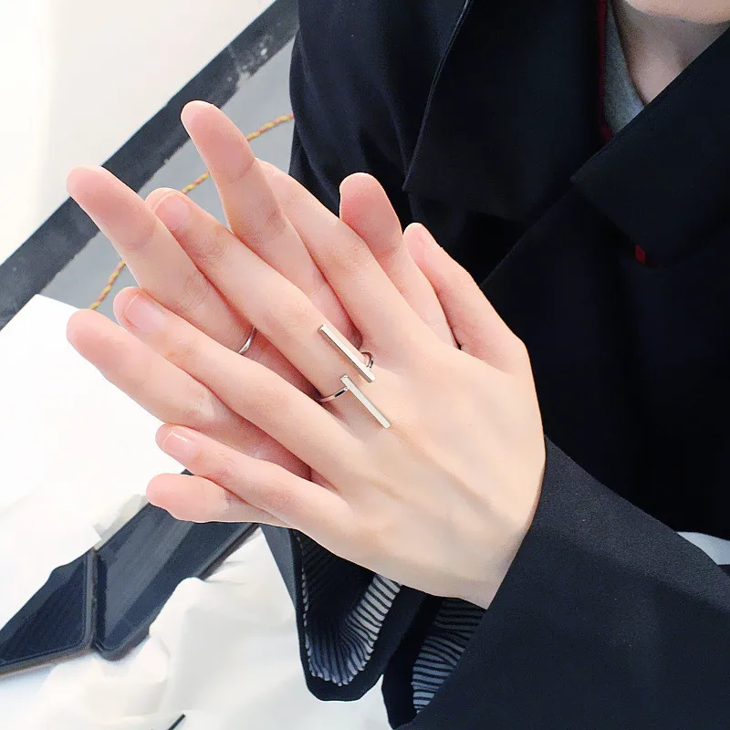 Кольца на палец в стиле стимпанк женские геометрические открытые ювелирные