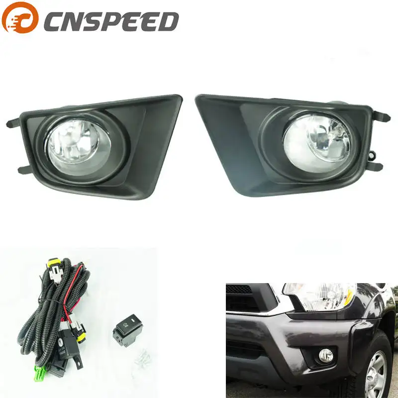 

CNSPEED Fog light for Toyota Tacoma 2012-2015 fog lamps Clear Yellow Smoke Lens Fog Lights Driving Lamps YC100597