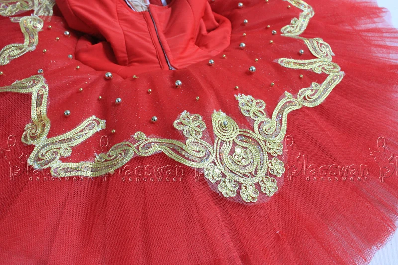 Красные Классические танцевальные балетные костюмы для девочек BT649 |