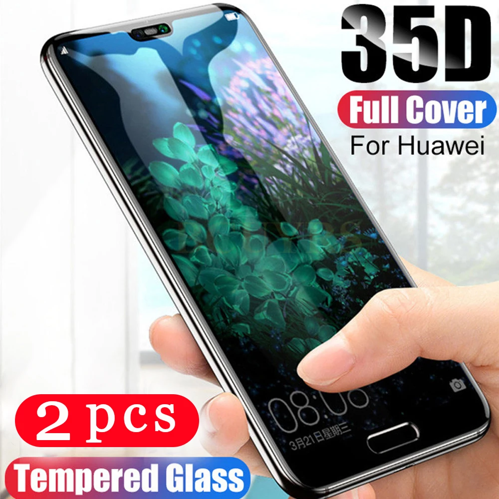 

2Pcs full cover for huawei mate 30 pro 20 lite 20x 10 tempered glass protective film phone screen protector smartphone on glass