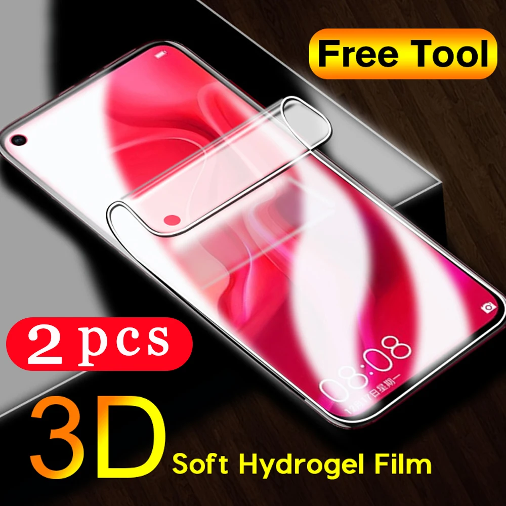 Гидрогелевая пленка для huawei nova 5t 5z 5 5i pro 4 4e 3 3i 3e Защитная экрана телефона Мягкая
