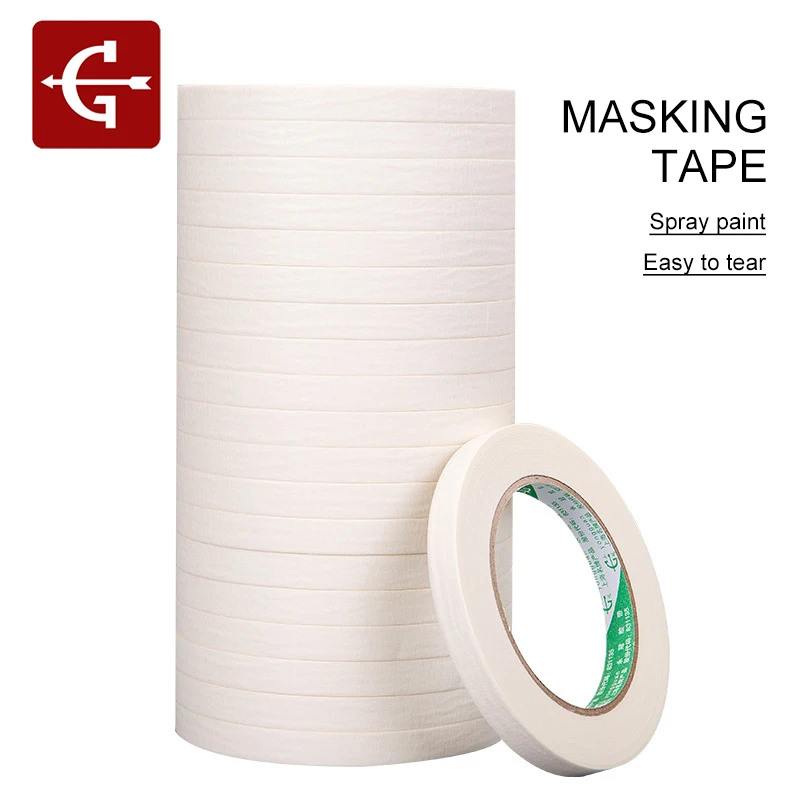 Малярная лента белый малярный скотч 50 м многофункциональная малярная